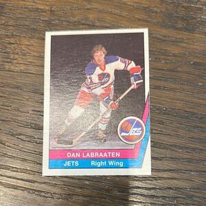 Trading Card - Dan Labraaten - Blue and Red 1977 o-pee-chee mint condition